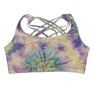 ONZIE | Tie Dye Strappy Back Sports Bra | Small | NWT